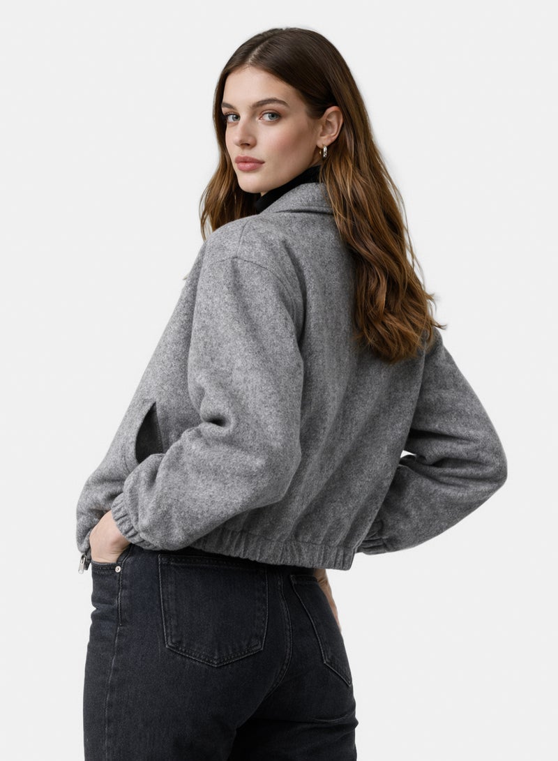 Women’s Wool Jacket – Casual Chic - Image 2